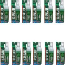 Spray para Massagem Pierry Wermon Icerelief Frasco 120ml Kit 12 Unidades