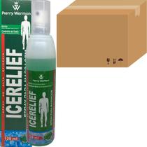 Spray para Massagem Pierry Wermon Icerelief Frasco 120ml Kit 36 Unidades