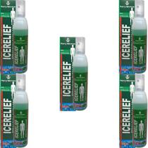 Spray para Massagem Pierry Wermon Icerelief Frasco 120ml Kit 5 Unidades Spray para Massagem Pierry Wermon Icerelief Frasco 120ml Kit 5 Unidades
