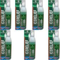 Spray para Massagem Pierry Wermon Icerelief Frasco 120ml Kit 7 Unidades