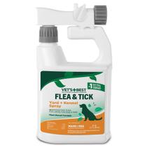 Spray para pulgas e carrapatos para jardim e canil Vet's Best 960 ml