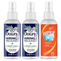 Spray para Tecidos MADE BY NEHEMIAH Downy Wrinkle Release Kit com 3 Spray para Tecidos MADE BY NEHEMIAH Downy Wrinkle Release Kit com 3
