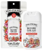 Spray para vaso sanitário Poo-Pourri Tropical Hibiscus 30 ml para viagem Spray para vaso sanitário Poo-Pourri Tropical Hibiscus 30 ml para viagem