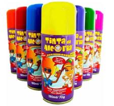 Spray Pinta Cabelo Criança Festa Carnaval Cores Sortidas Sai C/ Agua Unidade