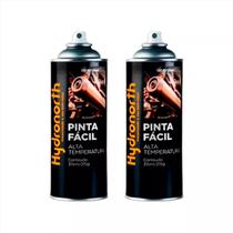 Spray Pinta Fácil Hydronorth Alta Temperatura - Alumínio Kit C/ 2