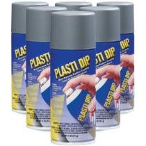 Spray Plasti Dip Cinza Grafite 311 ml (6 Unidades)