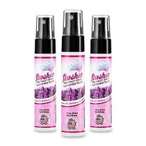 Spray pré-higiênico Flushie Lavender, 30 ml, pacote com 3 unidades, tamanho de viagem