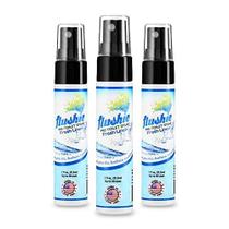 Spray pré-higiênico Flushie Travel Size Linen, 30 ml, pacote com 3