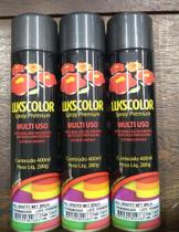 Spray Premium Luckscolor Grafite Metálico Brilhante 400ml - Lukscolor Spray Premium Luckscolor Grafite Metálico Brilhante 400ml - Lukscolor