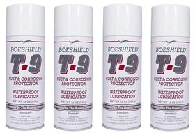 Spray Protetor contra Ferrugem Boeshield T-9 Impermeável 340 g, 4 unidades