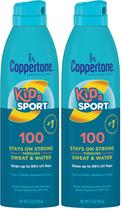 Spray Protetor Solar Coppertone Kids Sport FPS 100 2x156g