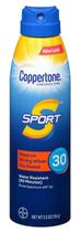 Spray Protetor Solar Coppertone Sport FPS 30, kit com 2 unidades, 160 ml