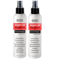 Spray protetor térmico de cabelo Keratin Research 2 frascos