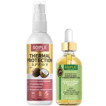 Spray protetor térmico para cabelo WOZUTUNT Coconut Rosemary 60mL
