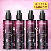 Spray Protetor Térmico Rhenuks 200ml Meu Liso 10 em 1 Para Chapinha e Secador Kit 1 2 3 4