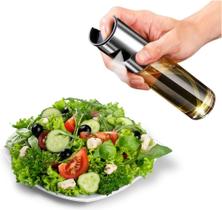 Spray Pulverizador Borrifador Culinário Galheteiro Versátil Frasco Capacidade 100ml Azeite Vinagre Óleo em Vidro