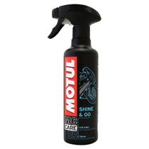 Spray Pulverizador Cera Acabamento Brilho Carenagem Motos Motul Mc Care E5 Shine & Go 400ml