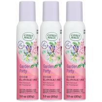 Spray purificador de ar Citrus Magic Garden Party, 90 ml, pacote com 3