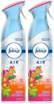 Spray purificador de ar Febreze Gain Island Fresh 250 ml, pacote com 2 Spray purificador de ar Febreze Gain Island Fresh 250 ml, pacote com 2