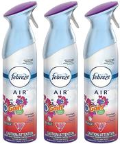 Spray purificador de ar Febreze Gain Moonlight Breeze 250mL x3