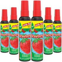 Spray purificador de ar para carros LITTLE TREES Strawberry 103 ml, pacote com 6
