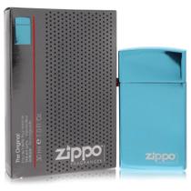 Spray recarregável Perfume Zippo Blue EDT 30ml para homens