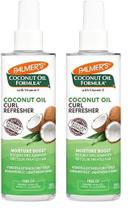 Spray Refresher Curl, óleo de coco Palmer's, 250 ml (pacote com 2) Spray Refresher Curl, óleo de coco Palmer's, 250 ml (pacote com 2)