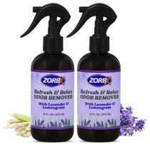 Spray removedor de odores ZORBX Refresh & Relax com lavanda 240mlX2 Spray removedor de odores ZORBX Refresh & Relax com lavanda 240mlX2
