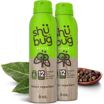 Spray repelente de insetos Shubug Active 177 ml, proteção por 12 h Spray repelente de insetos Shubug Active 177 ml, proteção por 12 h