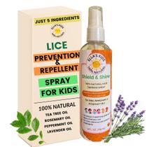 Spray repelente e de prevenção de piolhos Ella's Kids com óleos essenciais