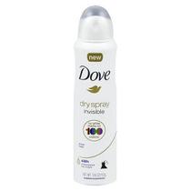 Spray seco invisível antiperspirante Dove Sheer Fresh 3,8 oz da Dove (pacote com 2)