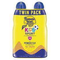 Spray Solar Banana Boat Kids Sport SPF 50 - Pacote Duplo com 177ml