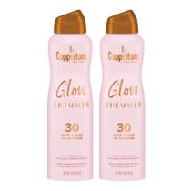 Spray Solar Coppertone Glow with Shimmer SPF 30 - 2 Unidades de 150ml Spray Solar Coppertone Glow with Shimmer SPF 30 - 2 Unidades de 150ml