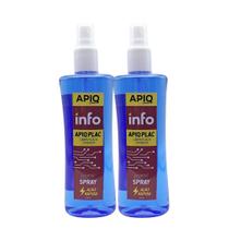 Spray Solução Para Limpeza De Placa Oxidada Apiq Info Plac 300ml Kit Com 2 Peças