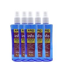 Spray Solução Para Limpeza De Placa Oxidada Apiq Info Plac 300ml Kit Com 5 Peças
