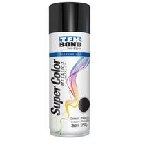 Spray super color preto metálico 350 ml / 250 g tekbond
