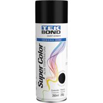 Spray Tekbond Alta Temp Preto Fosco 350Ml