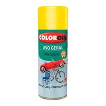 Spray Tinta Amarelo Fosco Uso Geral 400ml - Colorgin