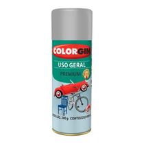 Spray Tinta Uso Geral Cores Lisas Cinza 400ml - Colorgin