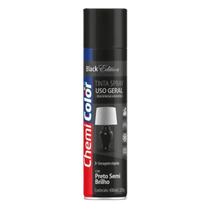 SPRAY UG PRETO SEMI BRILHO 400ml - CHEMICOLOR