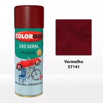 Spray uso geral metalico vermelho 57141 colorgin Spray uso geral metalico vermelho 57141 colorgin