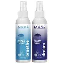 Spray vaporizador de banho MOXE, pacote com 2 unidades, óleos essenciais, 118 ml