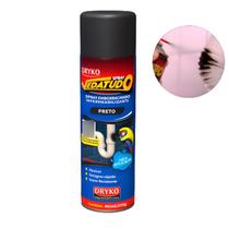 Spray Vedatudo Vazamentos De Agua Reparo Telha Laje Calha 400ml Preto