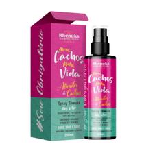 Spray Vegano Ativador de Cachos Rhenuks - Protetor Térmico e Finalizador AntiFrizz