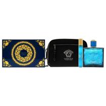 Spray Versace Eros EDT 100ml + Bolsa - Kit 3 Peças para Homens
