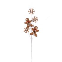 Spray Vickerman Muñeco de Jengibre y Copo de Nieve 29 cm - 6 por Bolsa Spray Vickerman Muñeco de Jengibre y Copo de Nieve 29 cm - 6 por Bolsa