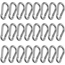 Spring Snap Hook CBTONE em aço inoxidável 304, 5 cm, pacote com 25 Spring Snap Hook CBTONE em aço inoxidável 304, 5 cm, pacote com 25
