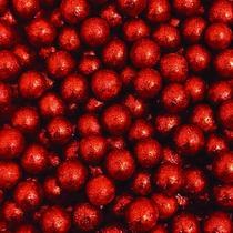 Sprinkles glitter vermelho - Confeito açúcar 50g