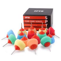 SPTA Mini Boinas de Polimento, Kit com 15 Peças de Espumas para Polimento Automotivo, Boinas de Acabamento para Uso em Furadeira e Ferramentas Rotativas, para Polimento, Enceramento e Selagem em Pequenas Áreas SPTA Mini Boinas de Polimento, Kit com 15 Peças de Espumas para Polimento Automotivo, Boinas de Acabamento para Uso em Furadeira e Ferramentas Rotativas, para Polimento, Enceramento e Selagem em Pequenas Áreas