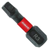 Square Drive Bits Diablo 3 1/4" Hex 2,5 cm, pacote com 5